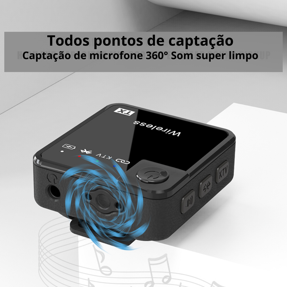 Microfone profissional (Recomendação professores Yoga School)