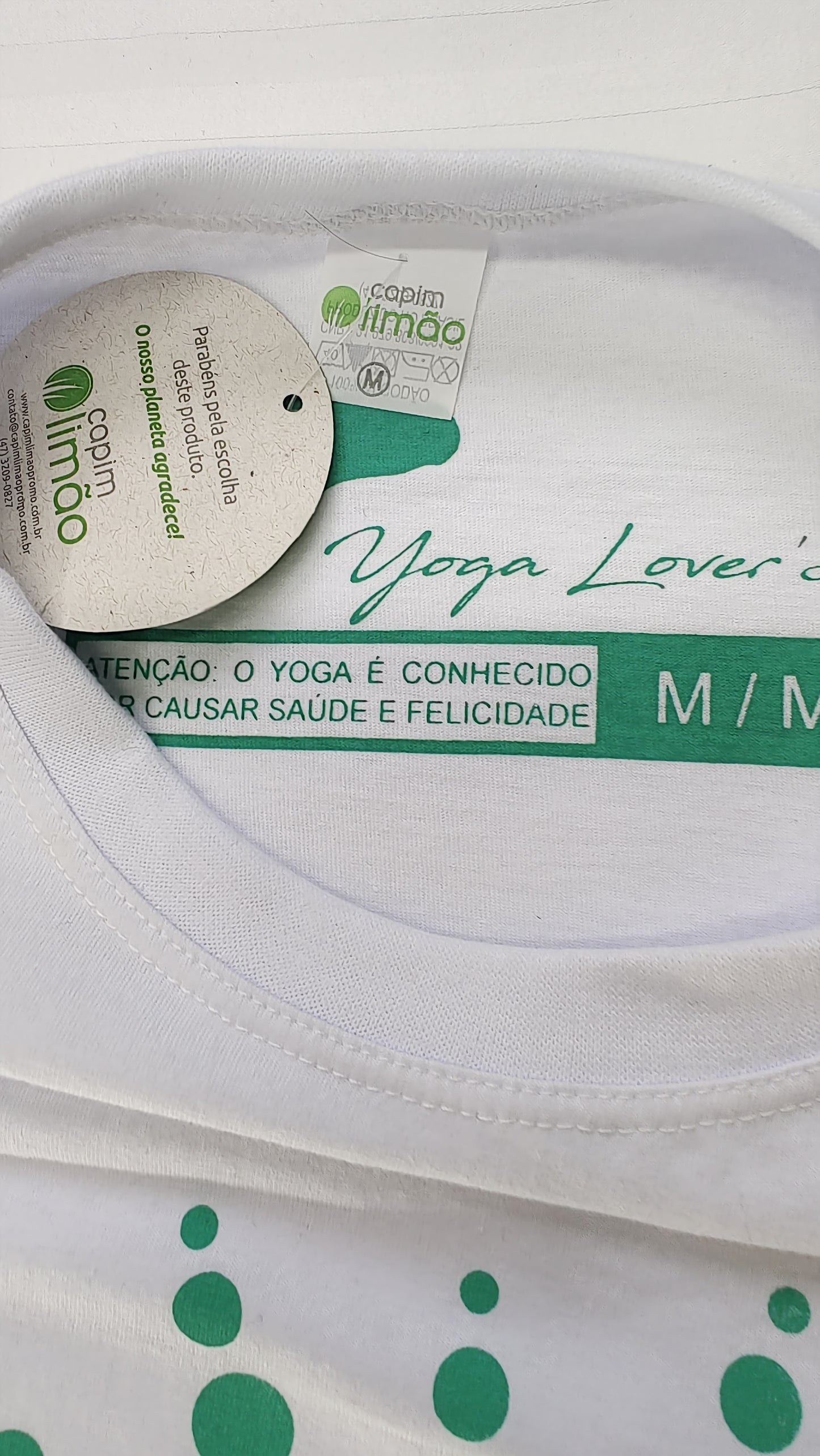 Camiseta The Yoga Experience 100% orgânica unissex