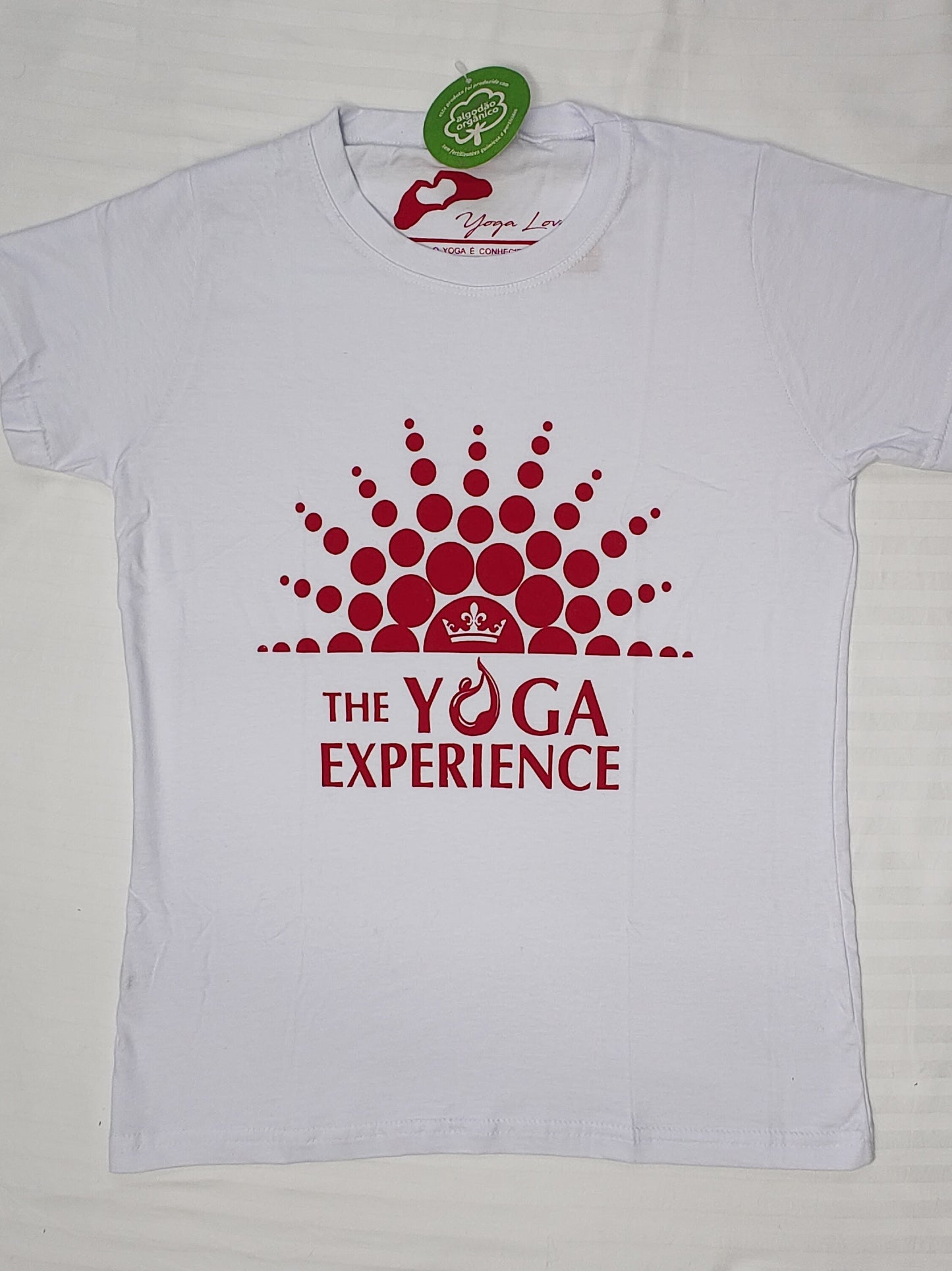 Camiseta The Yoga Experience 100% orgâncica BabyLook