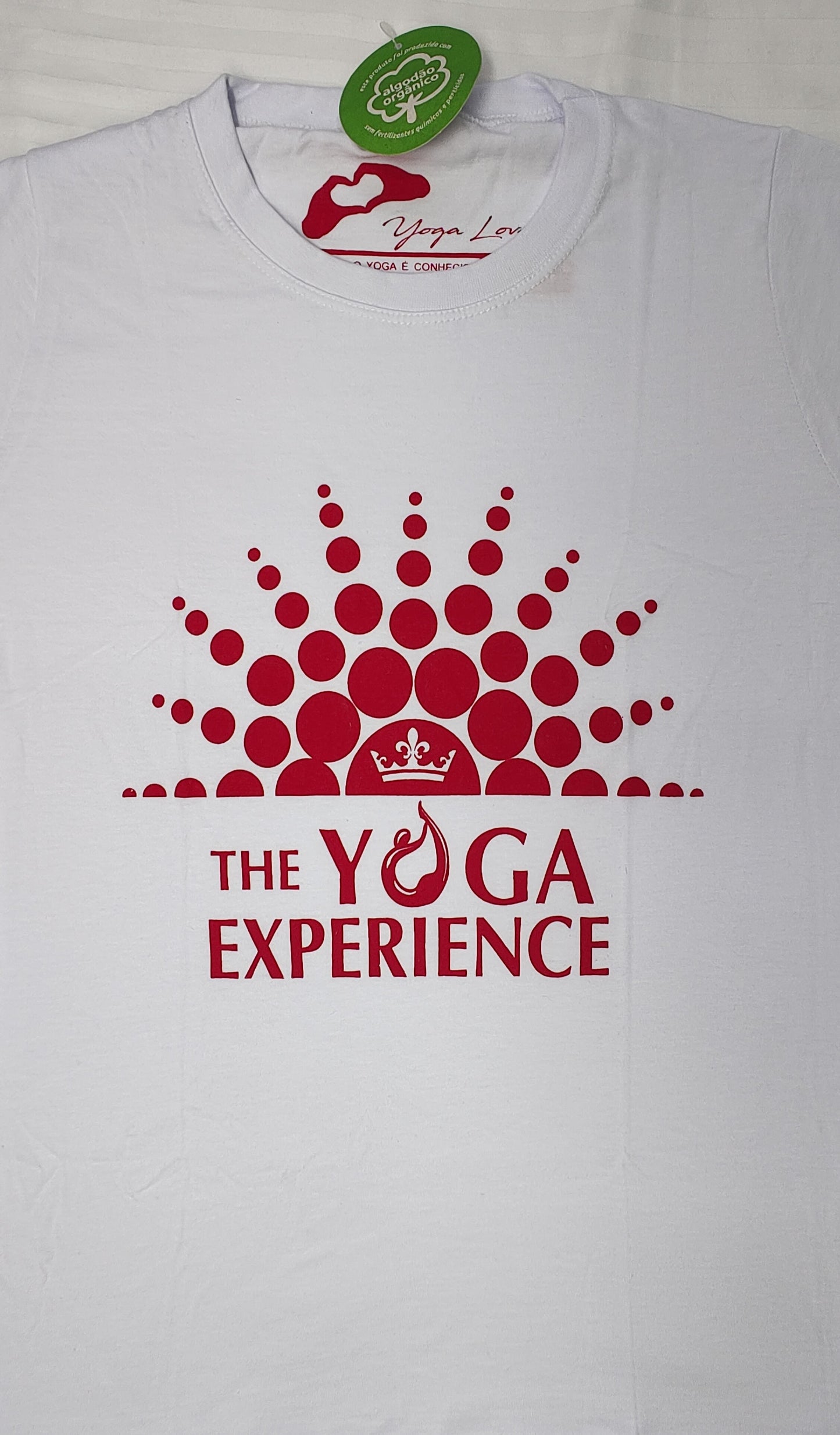 Camiseta The Yoga Experience 100% orgâncica BabyLook