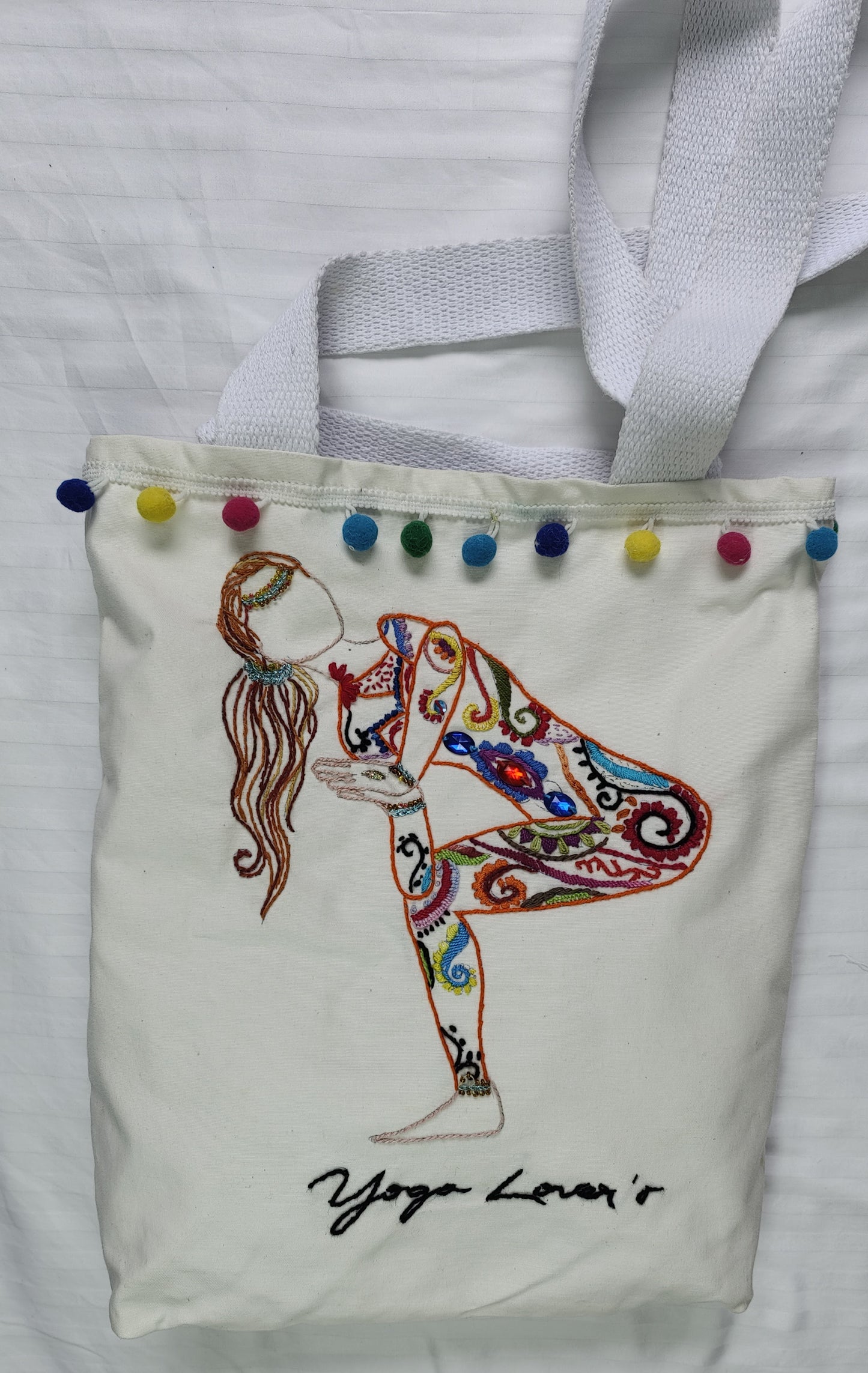 Bolsas Yoga Lovers (Feita a mão)