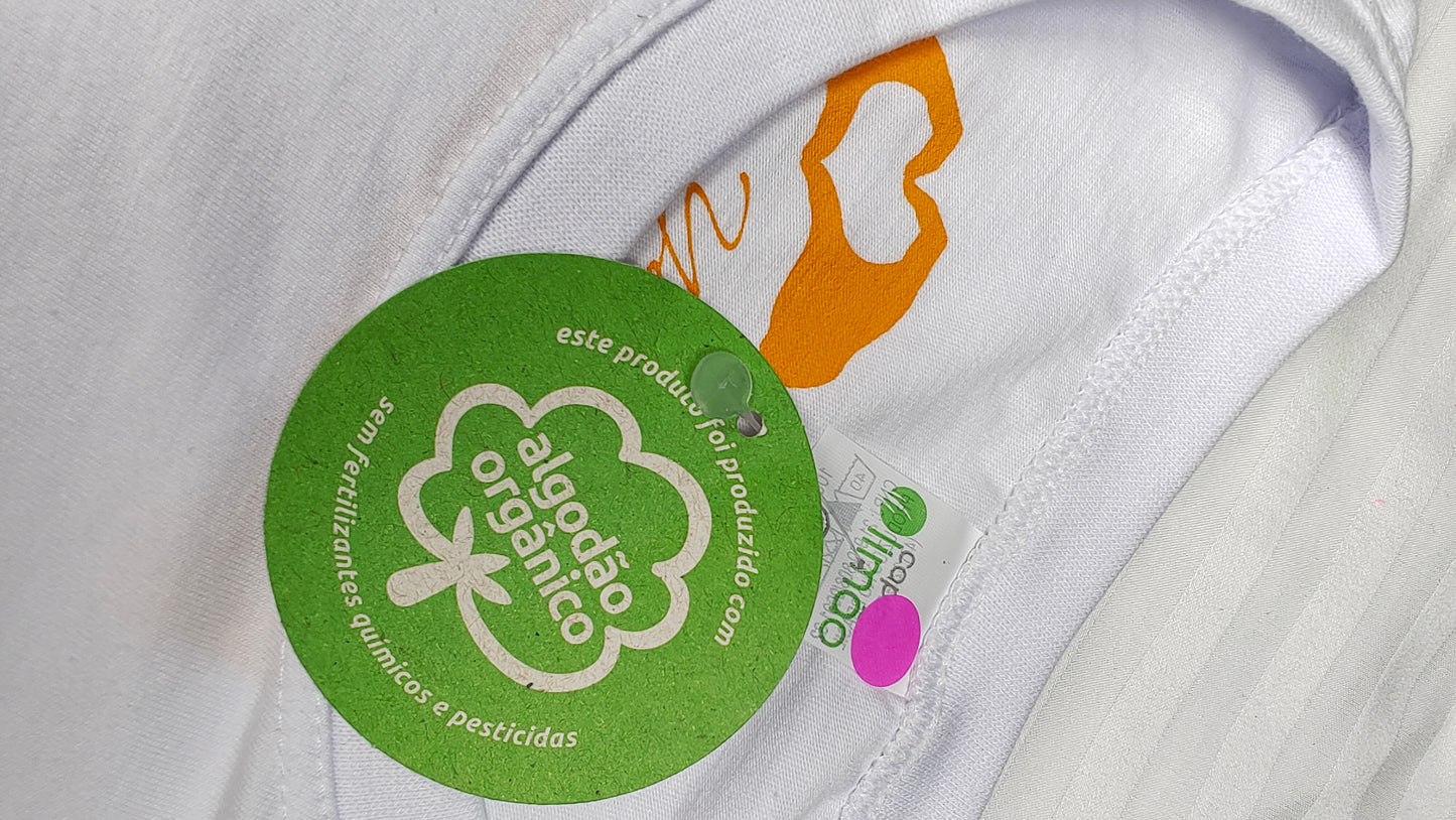 Camiseta Yoga School 100% orgânica BabyLook