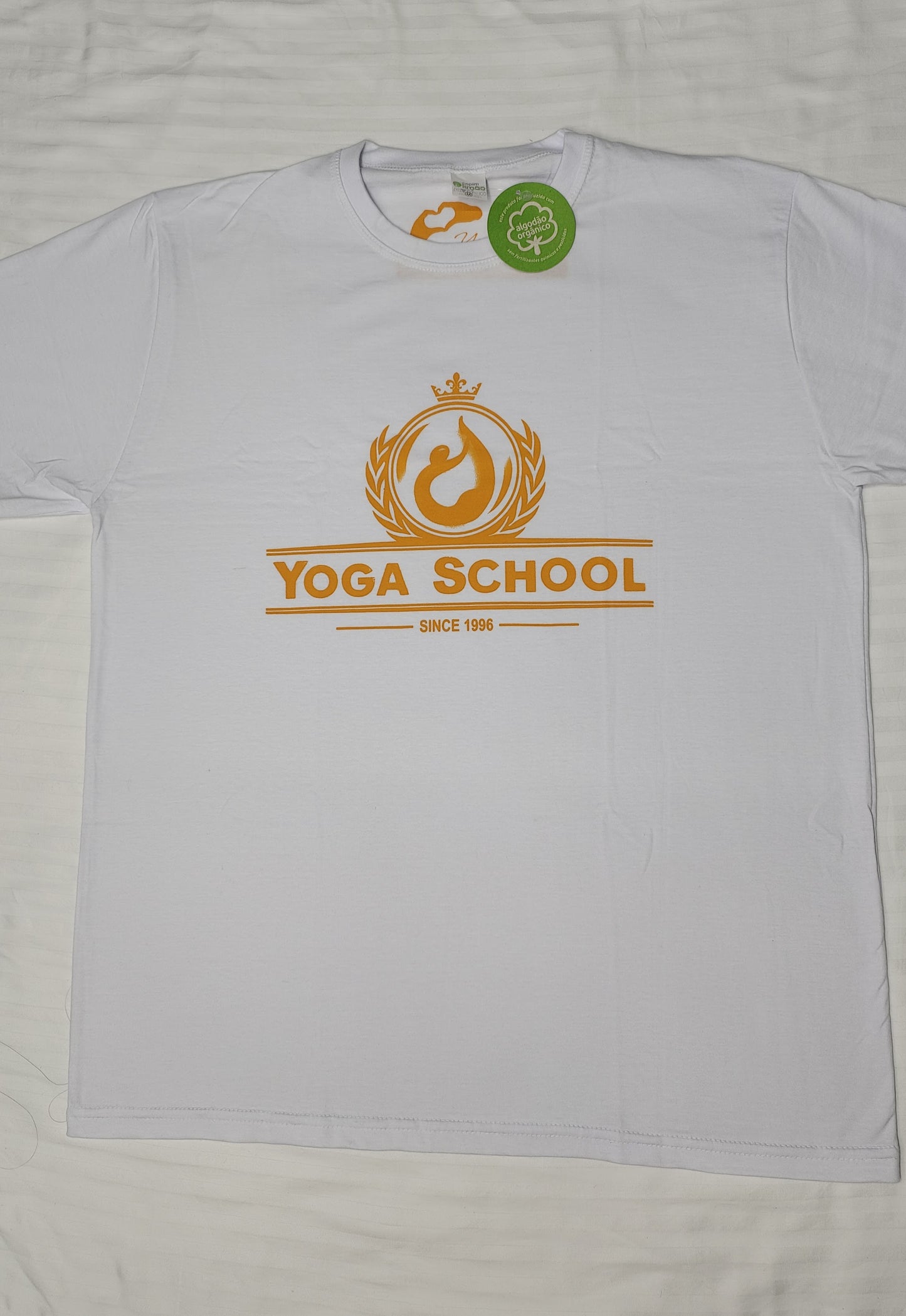 Camiseta Yoga School 100% orgânica unissex