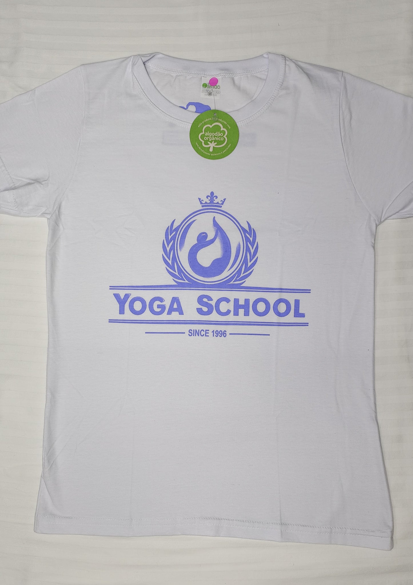 Camiseta Yoga School 100% orgânica BabyLook