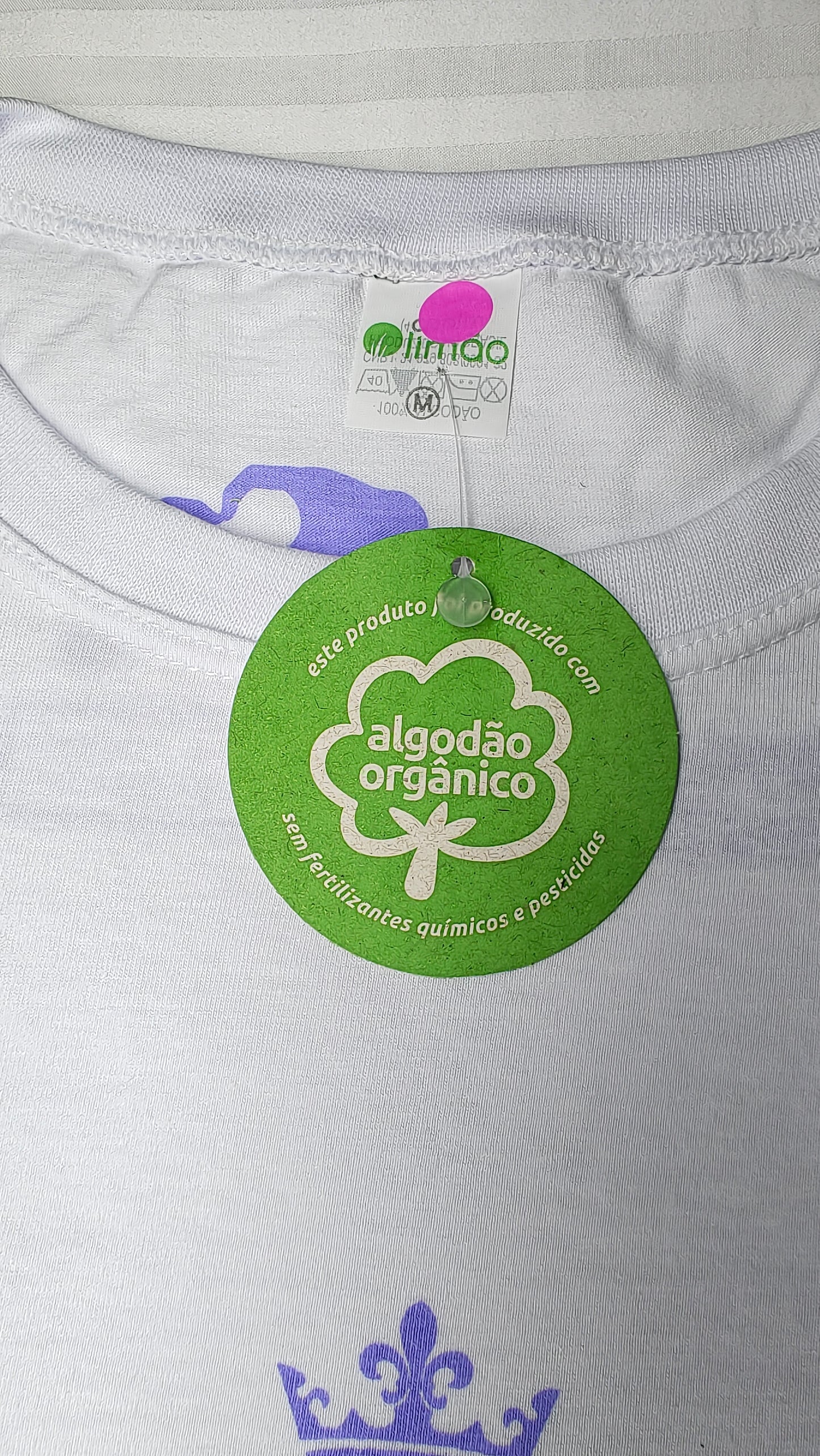 Camiseta Yoga School 100% orgânica BabyLook