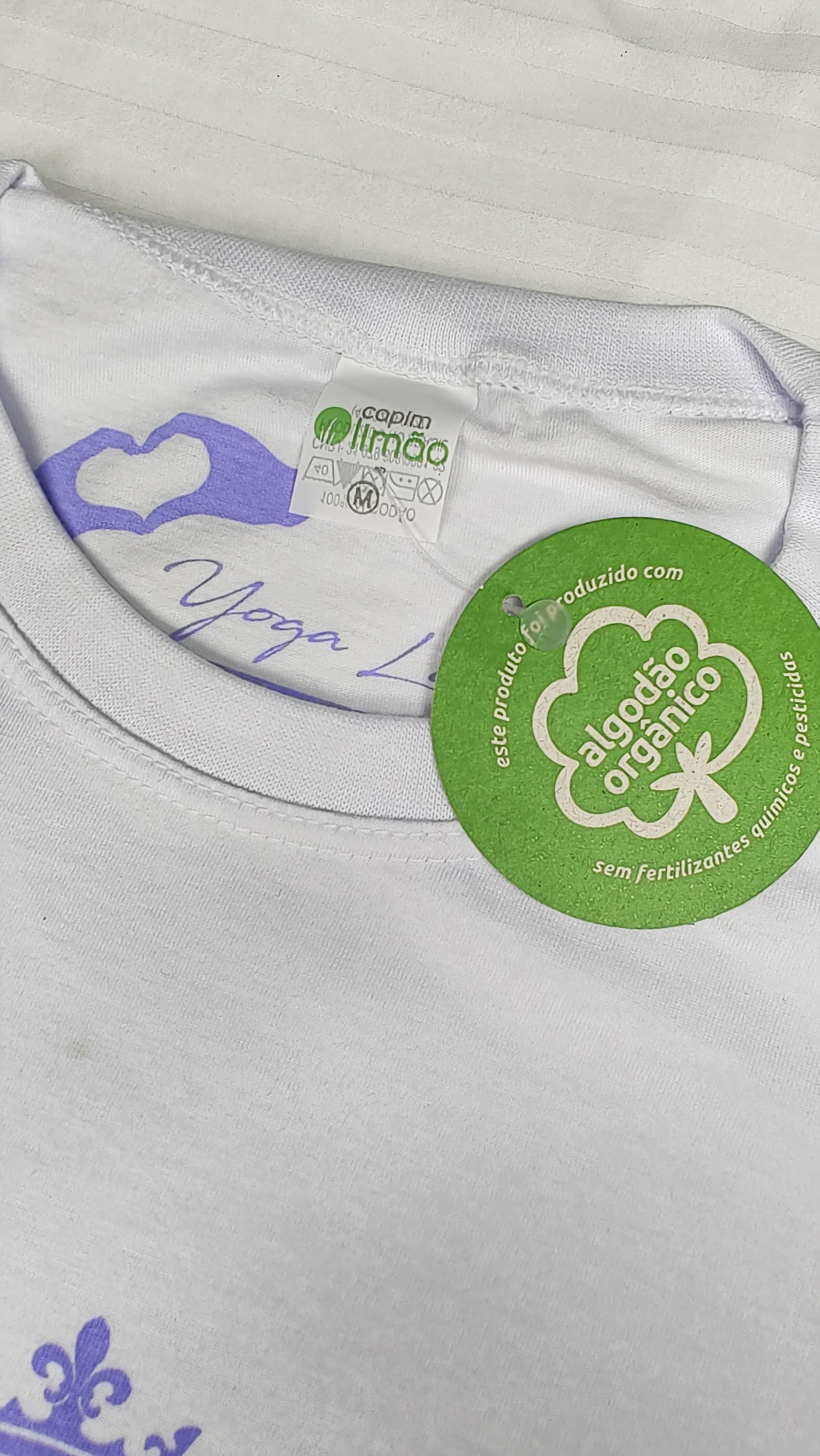 Camiseta Yoga School 100% orgânica unissex
