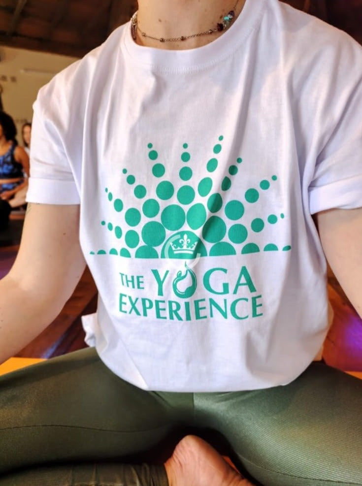 Camiseta The Yoga Experience 100% orgânica unissex