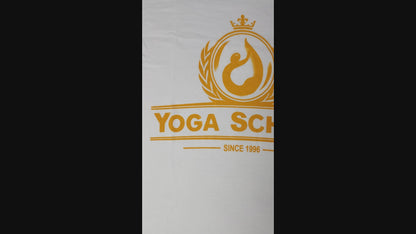 Camiseta Yoga School 100% orgânica BabyLook