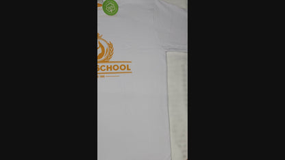 Camiseta Yoga School 100% orgânica unissex