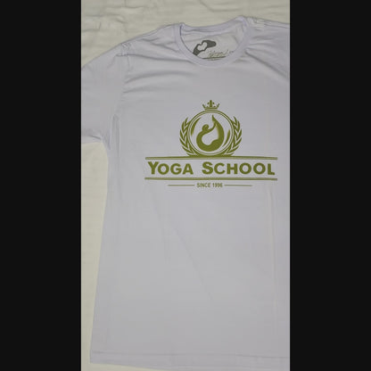 Camisetas Yoga School Douradas