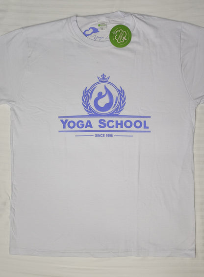 Camiseta Yoga School 100% orgânica unissex