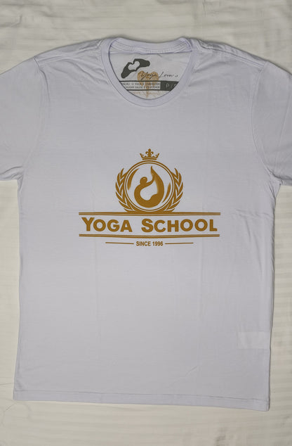 Camisetas Yoga School Douradas